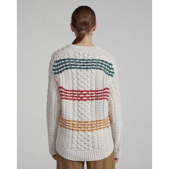 Rag & Bone Mindy Lamb’s Wool Chunky Knit Sweater - Picture 8 of 16